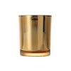 Vaso de Vidrio Colores Metálicos 220 ml - Oro