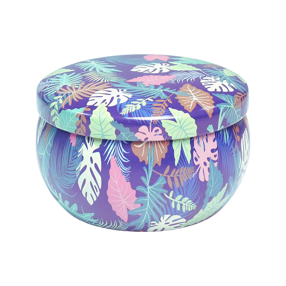 Lata para Vela Aluminio 4 oz Monstera