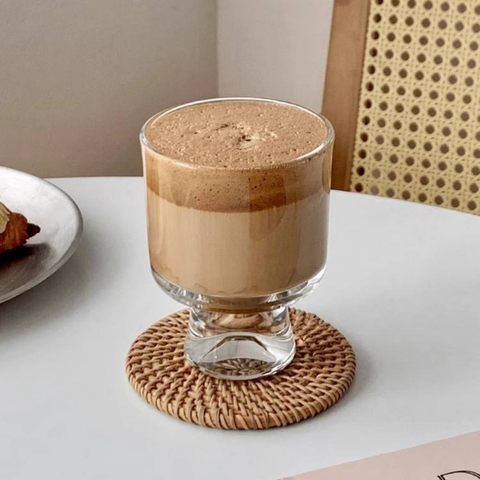 Frasco de Cristal Tallo alto y elegante 240 ml.