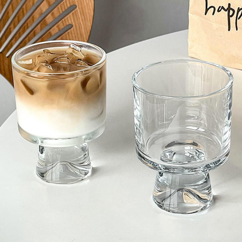 Frasco de Cristal Tallo alto y elegante 240 ml.