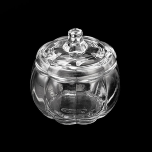 Frasco de Vidrio Con forma de Calabaza 240 ml.