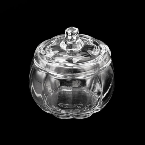 Frasco de Vidrio Con forma de Calabaza 240 ml.