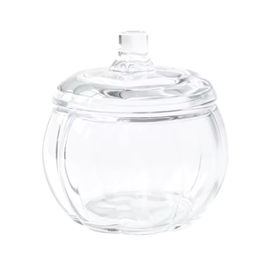 Frasco de Vidrio Con forma de Calabaza 240 ml.