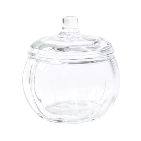 Frasco de Vidrio Con forma de Calabaza 240 ml.
