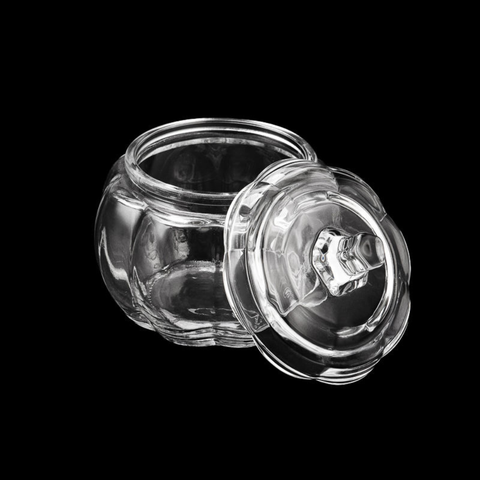 Frasco de Vidrio Con forma de Calabaza 240 ml.