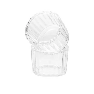 Frasco Cristal de Rayas 50 mL para Vela de Té