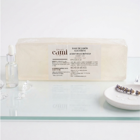 Glicerina con Acido Hialurónico Base para Jabón.