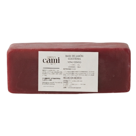Glicerina con Vino Tinto Base para Jabón.