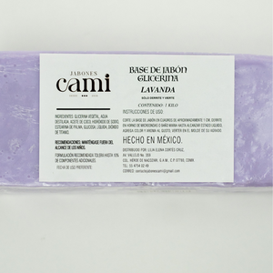 Glicerina de Lavanda Base para Jabón.