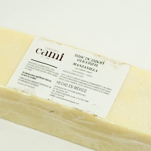 Glicerina de Manzanilla Base para Jabón.