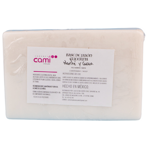 Glicerina Manteca Karité con Cacao Base para Jabón