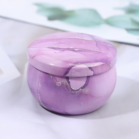 Lata de Aluminio para Vela 4oz Morado