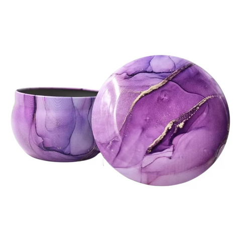 Lata de Aluminio para Vela 4oz Morado