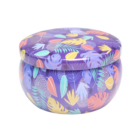Lata Violet Aluminio para Vela 4 oz.
