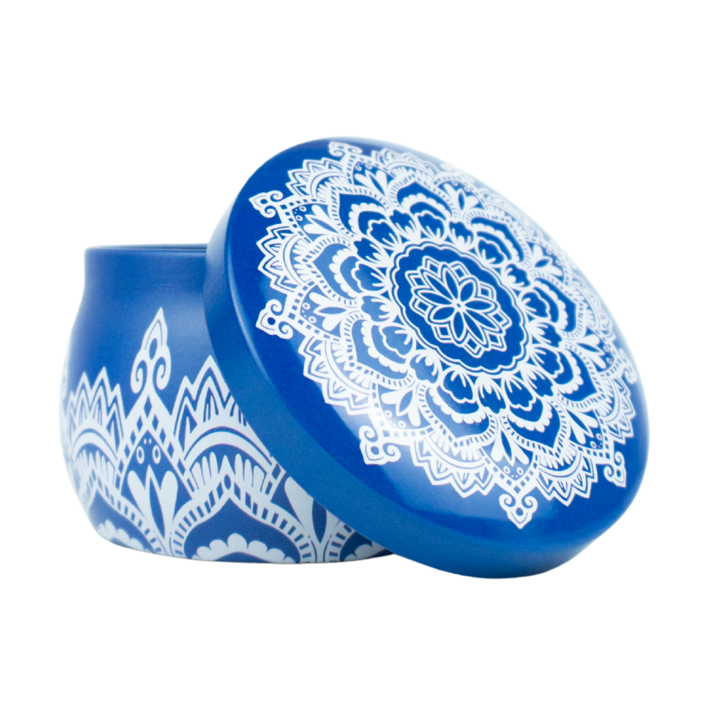 Lata para Vela Aluminio 4oz Mandala