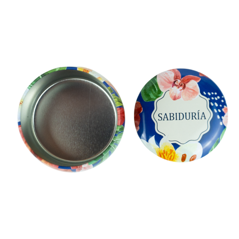 Lata para Vela Aluminio 4oz Sabiduría