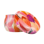 Lata para Vela Aluminio 4oz Tulipanes