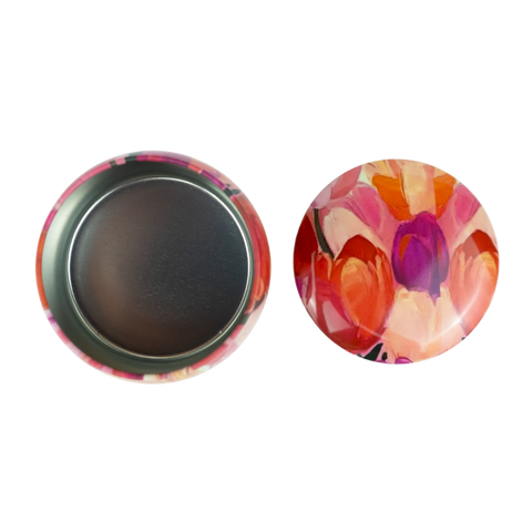 Lata para Vela Aluminio 4oz Tulipanes