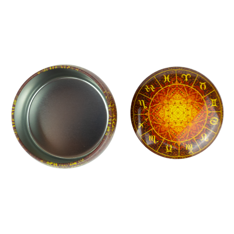 Lata para Vela Aluminio 4oz Zodiaco