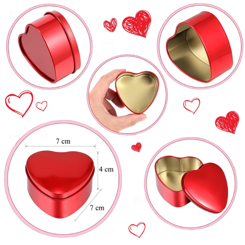 Lata de Corazón Roja