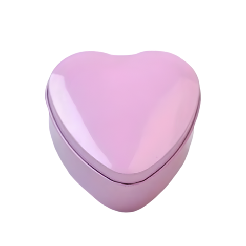 Lata de Corazón Rosa