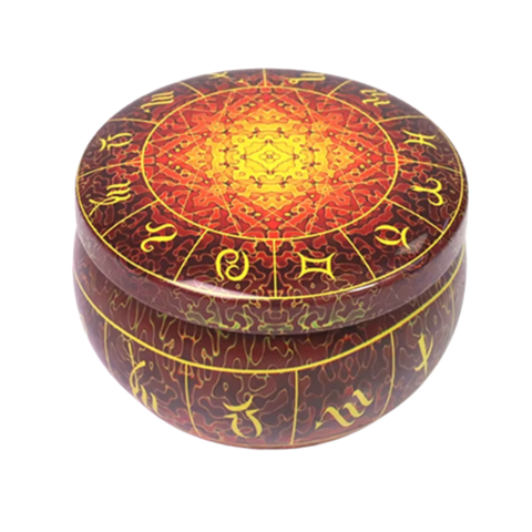 Lata para Vela Aluminio 4oz Zodiaco
