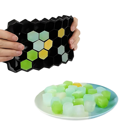 Molde de silicón hielos hexagonales