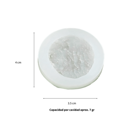 Molde de Silicón Galleta polvorón