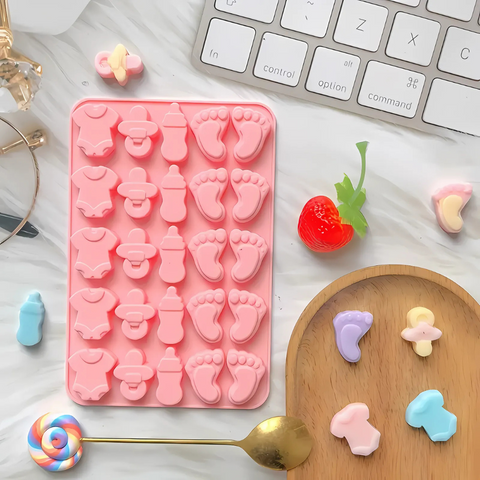 Molde baby 20 cavidades de silicón para repostería