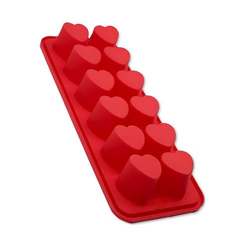 Molde De Silicón 12 Corazones