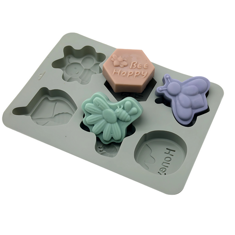 Molde De Miel. Molde de silicón para jabón