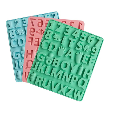 Molde De silicón Letras baby Shower