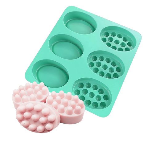 Molde Jabonero Mix Óvalos y Exfoliante