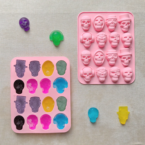 Molde de 16 Calaveras Cool
