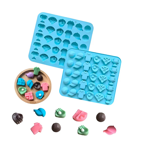 Molde de silicón Beisball 30 Figuras