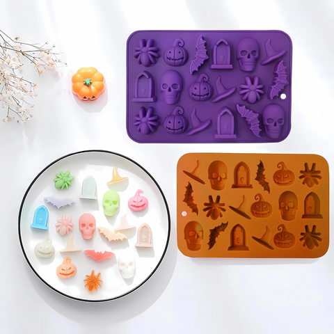 Molde de Miedo para Halloween 18 Figuras