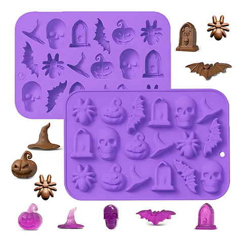 Molde de Miedo para Halloween 18 Figuras