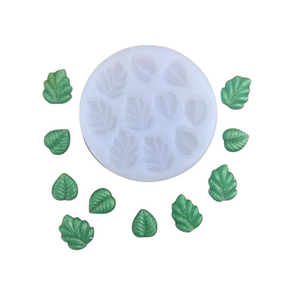 Molde Decorado de Hojas Fondant