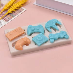 Molde Gamer Fondant Mini 6 Controles Game