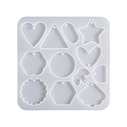 Molde 12 Dijes Resina