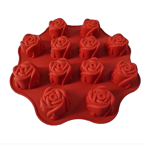 Molde 12 Rosas