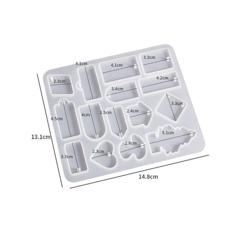 Molde 15 Dijes Resina