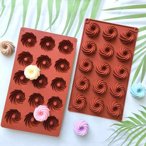 Molde 15 Espirales Mini Merengues