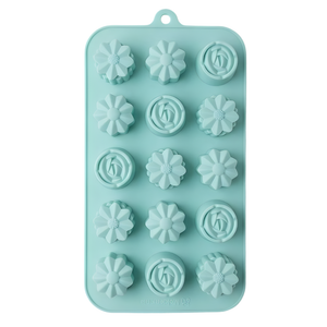 Molde 15 Flores Chocolate
