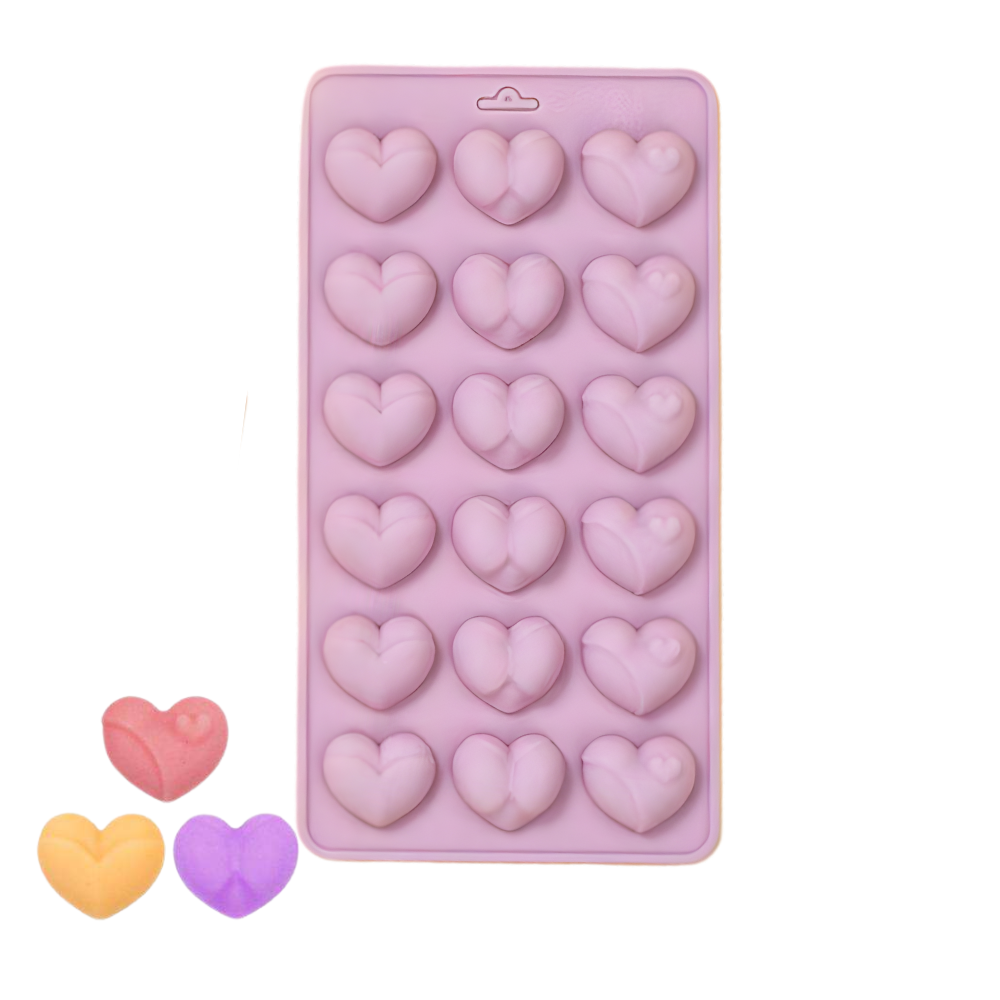 Molde 18 Corazones Globo