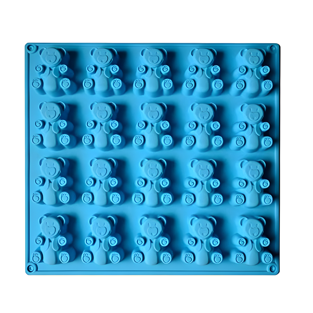 Molde 20 Ositos con Moño
