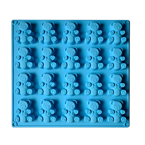 Molde 20 Ositos con Moño