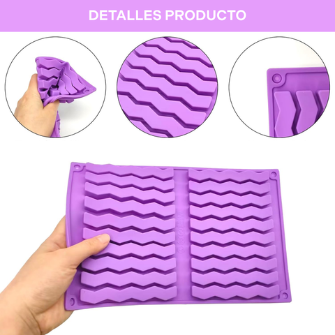 Molde 20 Velas Zic Zac