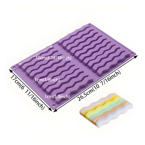 Molde 20 Velas Zic Zac