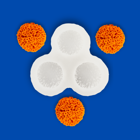 Molde 3 Mini Cempasúchil 3D